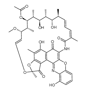 3'-hydroxy-benzoxazinorifamycin结构式