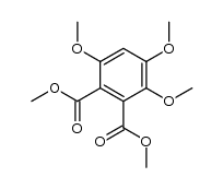 3,4,6-trimethoxy-phthalic acid dimethyl ester Structure