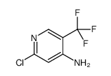2-氯-5-(三氟甲基)吡啶-4-胺结构式