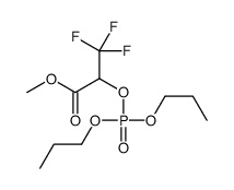 methyl 2-dipropoxyphosphoryloxy-3,3,3-trifluoropropanoate结构式