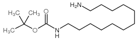 (12-氨基十二烷基)氨基甲酸叔丁酯结构式