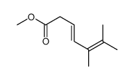 methyl 5,6-dimethylhepta-3,5-dienoate Structure