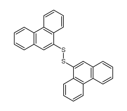 9,9'-diphenanthryl disulfide Structure
