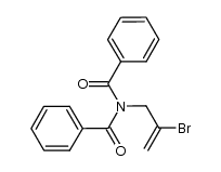N-benzoyl-N-(2-bromoprop-2-enyl)benzamide结构式