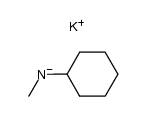 potassium cyclohexyl(methyl)amide结构式