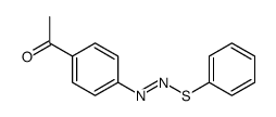 1-[4-(phenylsulfanyldiazenyl)phenyl]ethanone结构式