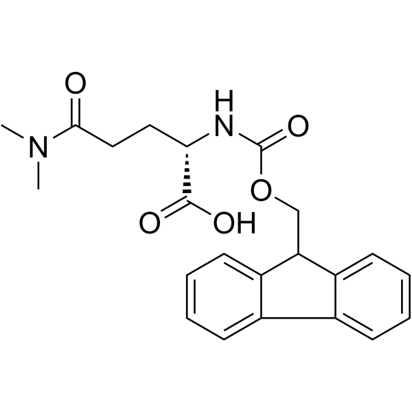 Fmoc-N,N-dimethyl-L-Glutamine Structure