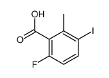 6-Fluoro-3-iodo-2-methylbenzoic acid structure