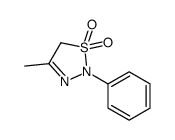 4-methyl-2-phenyl-5H-thiadiazole 1,1-dioxide Structure