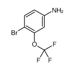 3-三氟甲氧基-4-溴苯胺结构式