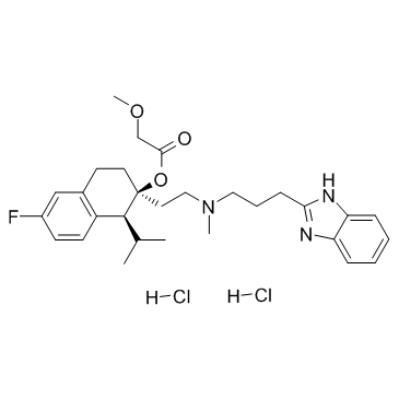 Mibefradil dihydrochloride Structure