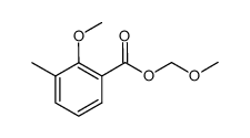methoxymethyl 2-methoxy-3-methylbenzoate结构式