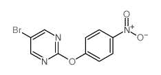 5-Bromo-2-(4-nitrophenoxy)pyrimidine Structure