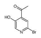 1-(2-bromo-5-hydroxypyridin-4-yl)ethanone结构式