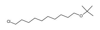 1-tertbutoxy 10-chlorodecane结构式