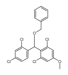 2-((benzyloxy)(2,4-dichlorophenyl)methyl)-1,3-dichloro-5-methoxybenzene Structure