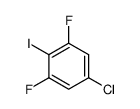 5-氯-1,3-二氟-2-碘苯结构式