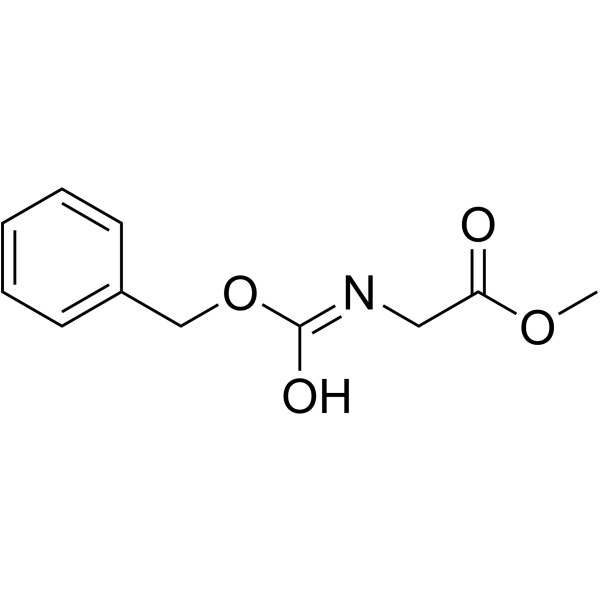 CBZ-甘氨酸甲酯结构式