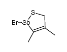2-bromo-3,4-dimethyl-2,5-dihydro-1,2-thiastibole Structure