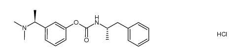 3-((S)-1-(dimethylamino)ethyl)phenyl ((S)-1-phenylpropan-2-yl)carbamate hydrochloride Structure