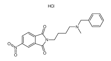 2-[4-(N-Benzyl-N-methyl)aminobutyl]-5-nitro-1H--isoindole-1,3(2H)-dione hydrochloride Structure