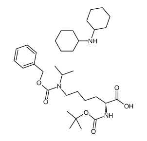 boc-lys(z)(isopropyl)-oh Structure