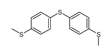 1-methylsulfanyl-4-(4-methylsulfanylphenyl)sulfanylbenzene结构式