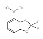 (2,2-二氟苯并[d][1,3]二氧杂戊环-4-基)硼酸结构式