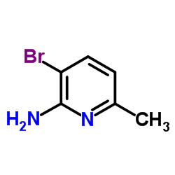 2-氨基-3-溴-6-甲基吡啶结构式