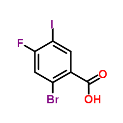 2-Bromo-4-fluoro-5-iodobenzoic acid Structure