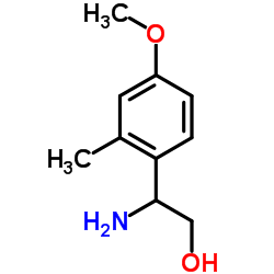 2-Amino-2-(4-methoxy-2-methylphenyl)ethanol Structure
