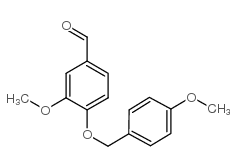 3-甲氧基-4-[(4-甲氧基苯基)甲氧基]苯甲醛结构式