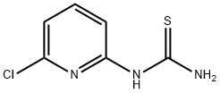 N-(6-氯-2-吡啶基)硫代脲结构式