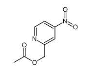 (4-NITROPYRIDIN-2-YL)METHYL ACETATE Structure