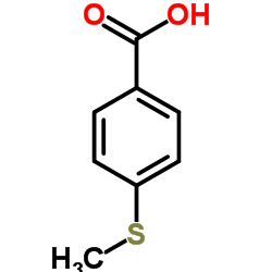 4-甲硫基苯甲酸结构式