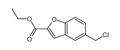 ethyl 5-(chloromethyl)-1-benzofuran-2-carboxylate Structure