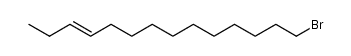 Z/E-11-tetradecenyl bromide Structure