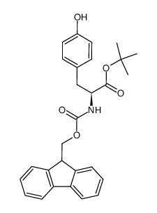 Fmoc-L-酪氨酸叔丁酯结构式