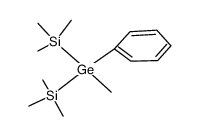methyl(phenyl)bis(trimethylsilyl)germane Structure
