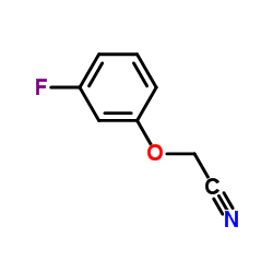 3-氟苯氧基乙腈结构式