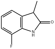 7-fluoro-3-methyl-2,3-dihydro-1H-indol-2-one Structure