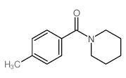 Methanone,(4-methylphenyl)-1-piperidinyl- Structure