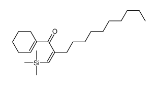 1-(cyclohexen-1-yl)-2-(trimethylsilylmethylidene)dodecan-1-one结构式