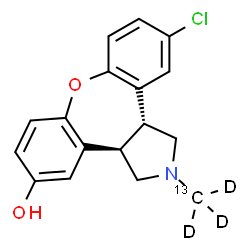 11-羟色胺-13CD3结构式
