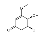 (4S,5S)-4,5-dihydroxy-3-methoxycyclohex-2-enone Structure