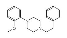 1-(2-methoxyphenyl)-4-(2-phenylethyl)piperazine结构式