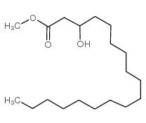 3-羟基十八烷酸甲酯,(C18)结构式