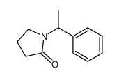 1-(1-phenylethyl)pyrrolidin-2-one结构式