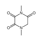 Piperazinetrione, 1,4-dimethyl- (9CI) Structure
