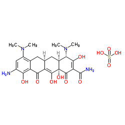 9-氨基米诺环素硫酸盐结构式